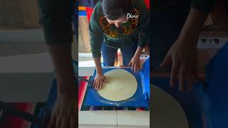 Intenté hacer una tlayuda mediana con esta tortillera grande tortillasdemaiz tortillashechasamano [upl. by Madai]