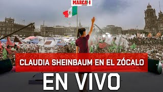 Claudia Sheinbaum acude al Zócalo como Presidenta de México I EN VIVO [upl. by Wadleigh]