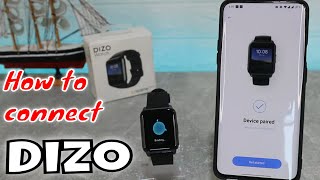 How to connect Dizo Watch to phone with realme Link Android App [upl. by Carol]