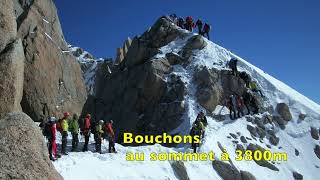 Altitude 3800m ça bouchonne au sommet de la montagne dans le massif du MontBlanc [upl. by Ahseiyt]