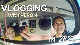 VLOGGING with GOPRO HERO 4 in 2023  GOPRO HERO 4 QUALITY  Landers BGC [upl. by Norven375]