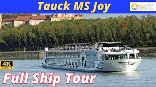 TAUCK ms JOY  Full Ship Tour  Common Areas  4K [upl. by Parsons]