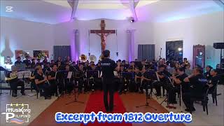 Sta Cecilia Band 89  Gen Trias Cavite In Concert I Excerpt from 1812 Overture [upl. by Vorfeld193]