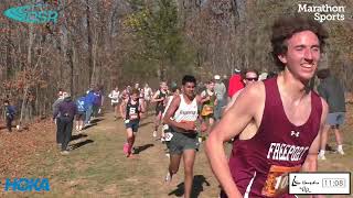 2024 XC New England Championship Boys Race [upl. by Dnanidref]