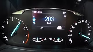 2017 Ford Fiesta 10l 125 PS 0100 kmh kph 060 mph Tachovideo Beschleunigung Acceleration [upl. by Gilcrest]