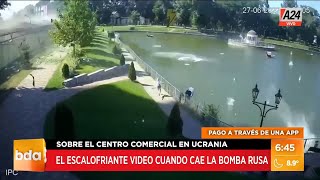 Masacre en Ucrania el video del momento del bombardeo I A24 [upl. by Effy]