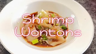 How to Make Delicious Shrimp Wontons from Scratch  Easy StepbyStep Recipe [upl. by Imac]