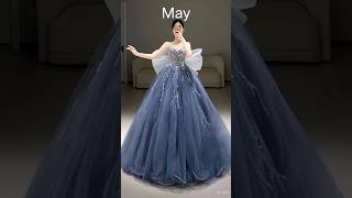 ✨Part1🫶❤️Birthday month Gown dress✨ trendingmusicyoutube [upl. by Biondo]