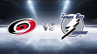 Carolina Hurricanes 20 vs Tampa Bay Lightning 001 [upl. by Spratt924]