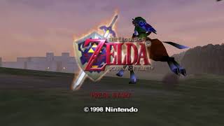 Ocarina of Time Intro Title Screen 4K [upl. by Tayler]