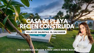 Moderna casa de playa recien construida en El Salvador [upl. by Niamor841]