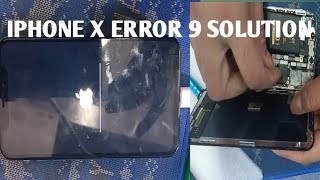 iphone x error 9 error 4013 error 14 solution [upl. by Nickola]