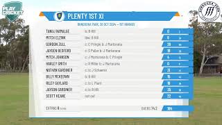 Bundoora Park 1st XI v Plenty 1st XI [upl. by Kunkle]