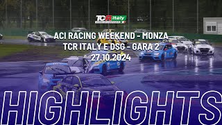 TCR Italy e DSG  HIGHLIGHTS  ARW Monza  Gara 2 [upl. by Diamante]