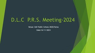 DLC PRS Meeting2024 [upl. by Frodi]