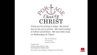 Portage Indiana Church of Christ 10132024 [upl. by Tomasina73]