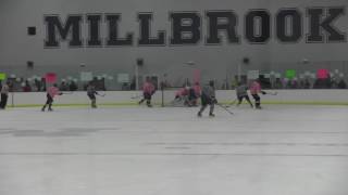 Millbrook v Kent Boys Varsity Hockey 20170109 Period 1 [upl. by Nancee]