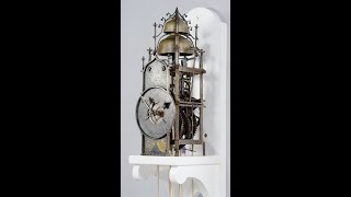 Clocktime Gothic Iron Wall Clock c1500 180° view [upl. by Hew45]