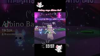 making mega albino bat ✨ adoptme adoptmepets roblox adoptmeroblox [upl. by Yatnoj659]