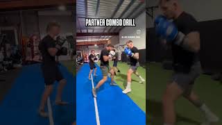 PARTNER COMBO DRILL boxingtechniques fighttechniques boxingmatch [upl. by Eadnus]