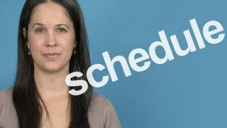 How to Pronounce Schedule  American English [upl. by Leuams]