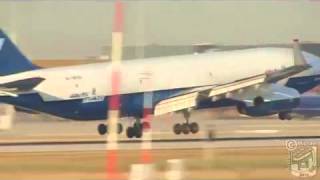 Ilyushin Il 96 Landing in Germany by Michael Bindseil [upl. by Von636]