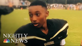 Parents Of High School Football Hazing Victim Speak Out  NBC Nightly News [upl. by Beesley]