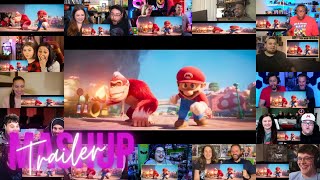 The Super Mario Bros Movie  Final Trailer Reaction Mashup 😂🤩  Chris Pratt Jack Black [upl. by Rives]