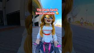 the whole family loves annabelle 😂😂 youtubeshorts annabelle funnyprank explorepage fypシ゚viral [upl. by Hernandez220]