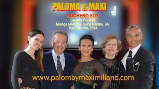 Paloma amp Maximiliano  Tango Nochero Soy Milonga Malena Salon Marabu BA 🇦🇷 05182024 [upl. by Airoled150]