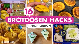 18 Brotdosen Hacks  Herbst Edition 🍂 Kita amp Schule  mamiblock [upl. by Siurtemed]