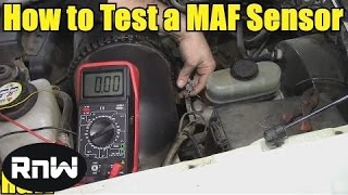 How to Test a Mass Air Flow MAF Sensor  Without a Wiring Diagram [upl. by Enywad885]