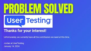 User Testing Error FIXED नया अकाउंट बनाएं मोबाइल से [upl. by Garv350]