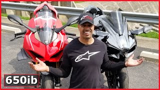 Ducati Panigale V4R vs Kawasaki Ninja H2  The Best Bike WON [upl. by Yaniv444]