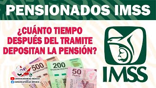 Pensión IMSS ¿Cuánto tiempo despues del tramite depositan la pensión [upl. by Sunny]