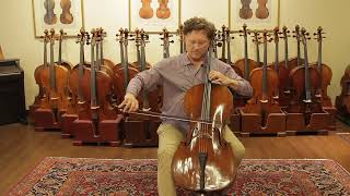 Antonio Gagliano Naples circa 1820 Cello Demonstration with cellist John Kaboff [upl. by Savdeep]