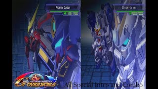 SD Gundam G Generation Overworld  All Special IntroCombo Attacks [upl. by Schaaff]