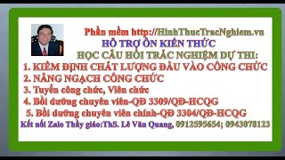 Ôn Tuyển công chứcCâu hỏi điền từ vào chỗ trốngtrong câu hỏi với Nghị quyếtPhương pháp học [upl. by Pedaias551]