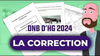 Brevet ➜ La correction du sujet dHistoireGéographieEMC 2024 [upl. by Llednor]