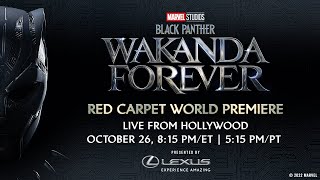 Marvel Studios’ Black Panther Wakanda Forever  Red Carpet LIVE [upl. by Body]