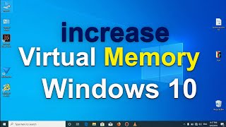 how to Increase virtual memory in Windows 10 [upl. by Guillema]