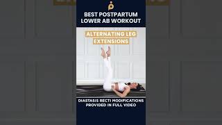 Best Postpartum Lower Abs Workout Up 🔥 shorts [upl. by Naneek294]