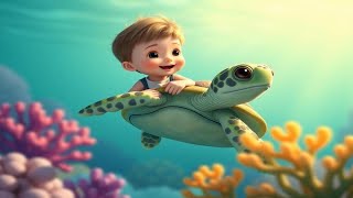 The Brave Little Turtle  Kids Story [upl. by Pennington584]