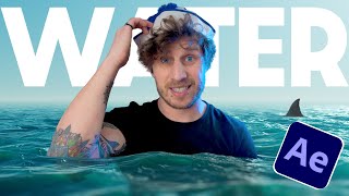 Create water and waves in After Effects  Advanced Compositing Tutorial [upl. by Redmer]