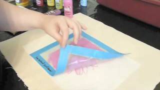 Basic screen printing using thermofax screens part 2 [upl. by Aholah]