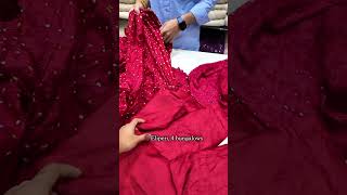 Making SABYASACHI 25 lakh outfit from SCRATCH in ₹7000 shorts ashortaday [upl. by Chaves]