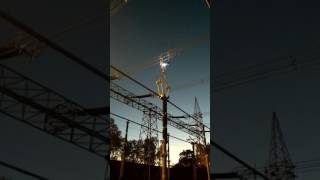 400 kv penta graph isolator arcing light and sound [upl. by Barrington]