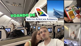 Como é Voar com a South African Aiways  Voo direto do Brasil para a África do Sul 🇿🇦 [upl. by Anselm917]