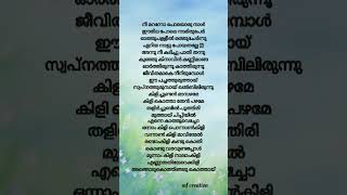 onnamkili ponnankili kilichundan maambazham song lyrics shortvideo status trending song lyrics [upl. by May41]