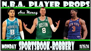 NBA player props  NBA player props Today  Monday November 25 2024 NBA Best bets  Player props [upl. by Baptiste957]